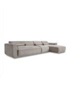 Fixed M Ecksofa, rechts Flex Felix Dunkelbeige - 340x154x70 cm