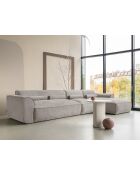 Fixed M Ecksofa, rechts Flex Felix Dunkelbeige - 340x154x70 cm