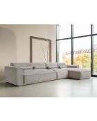 Fixed M Ecksofa, rechts Flex Felix Dunkelbeige - 340x154x70 cm