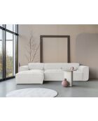 Festes S-Ecksofa, links Flex Felix Beige- 264x154x70 cm