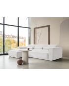 Festes S-Ecksofa, links Flex Felix Beige- 264x154x70 cm
