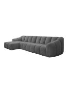 Fixed M Left Shell Ecksofa, grau, 325 x 165 x 75 cm