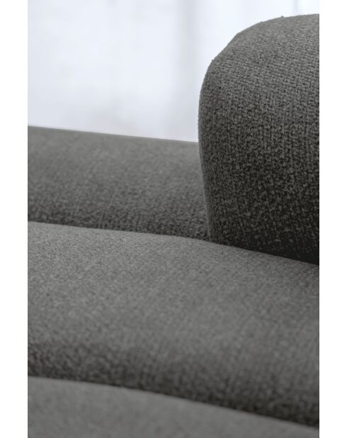 Grijze hoekbank Fixed M Left Shell - 325x165x75 cm