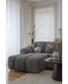 Fixed M Left Shell Ecksofa, grau, 325 x 165 x 75 cm
