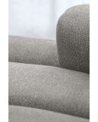 Vaste hoekbank M Left Shell Lichtgrijs - 325x165x75 cm