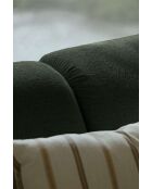 Divano angolare destro Gatsby Fixed U Verde Scuro- 341x233x87 cm