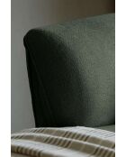 Divano angolare destro Gatsby Fixed U Verde Scuro- 341x233x87 cm