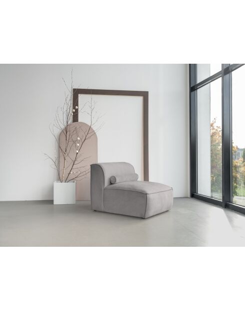 Flex Felix grijze fauteuil met 1 zitplaats - 76x96x70 cm