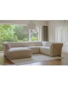 Gatsby Ecksofa, festes U-förmiges rechtes Ecksofa, 341 x 233 x 87 cm, Beige