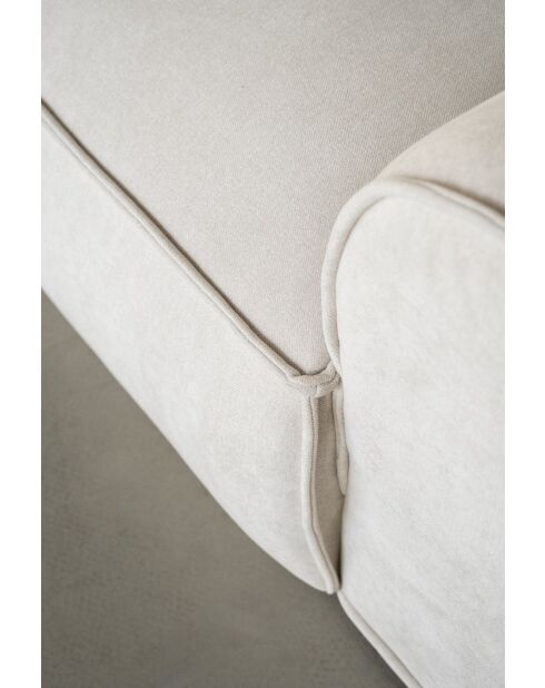 Festes U-Ecksofa, rechts Flex Felix Beige- 337x265x70 cm