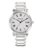 RONDA 505 h3 Quartz herenhorloge van Zwitserse makelij in zilverstaal
