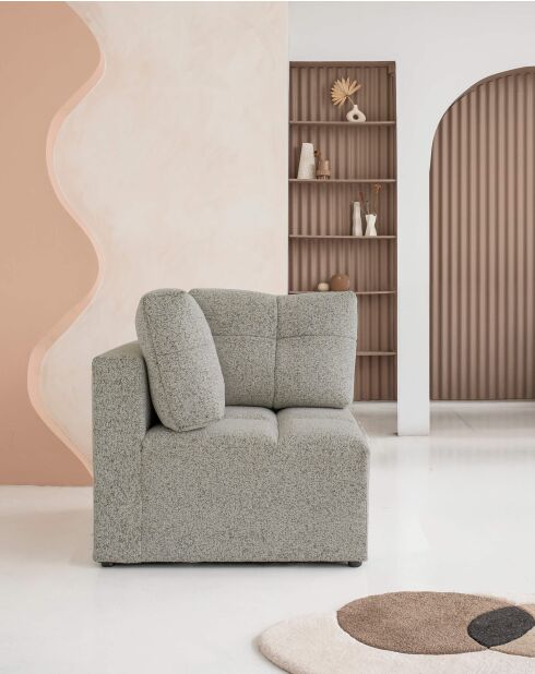 Lulu Eckmodul, 91 x 91 x 94 cm, Grau