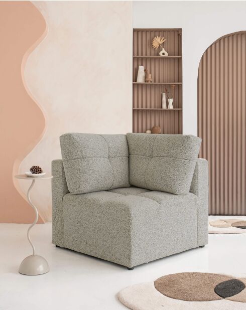 Lulu Eckmodul, 91 x 91 x 94 cm, Grau