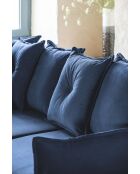 Ecksofa L, umwandelbar, linke Ecke Lazy Lukka, marineblau, 247 x 191 x 85 cm