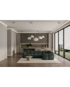 Fixed M Ecksofa, rechts Cloud Dark Green- 260x197x76 cm