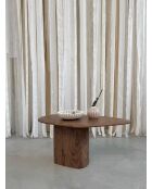 Mesita de nogal Miuf — 92x52x42 cm