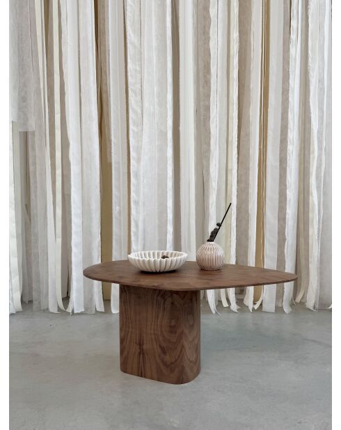 Mesita de nogal Miuf — 92x52x42 cm