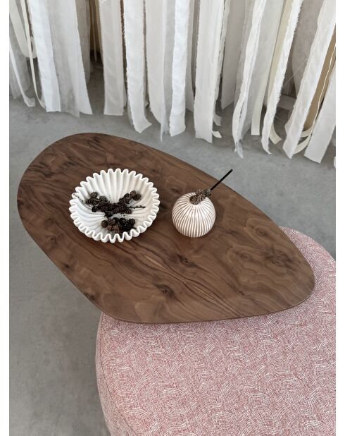 Mesita de nogal Miuf — 92x52x42 cm