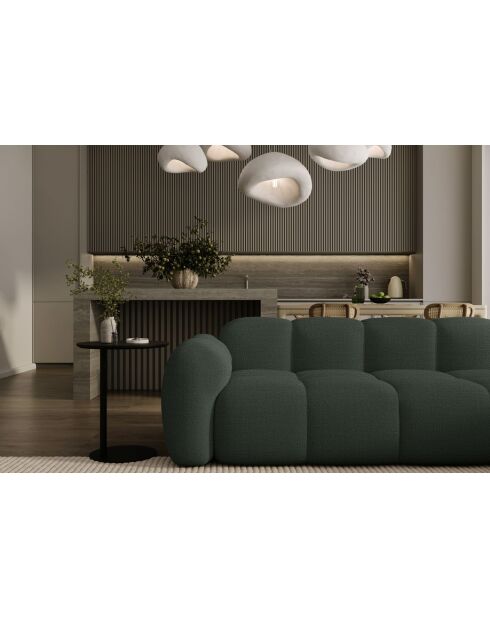 Divano angolare fisso M, destro Cloud Dark Green - 315x160x76 cm