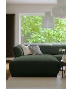 Fixed M Left Gatsby Ecksofa, dunkelgrün — 338 x 175 x 87 cm
