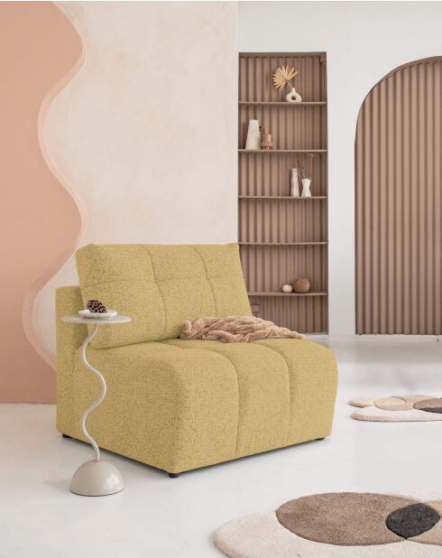 Lulu Gelber Chauffeur mit 1 Sitz - 96x96x94 cm