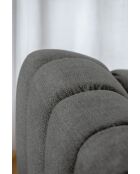 Festes Ecksofa S Right Shell Grey - 255x165x75 cm