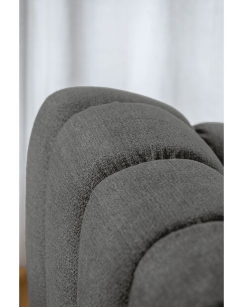 Festes Ecksofa S Right Shell Grey - 255x165x75 cm