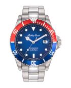 Swiss Made Automatic STP 1-11 zilverkleurig stalen herenhorloge