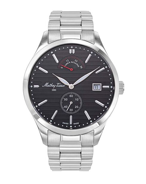 Orologio da uomo automatico Catena G130 in acciaio argentato