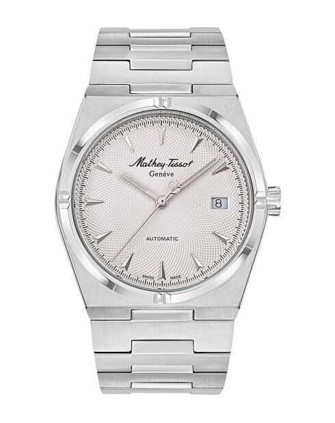 Herrenuhrwerk+Automatikuhrwerk, in der Schweiz hergestellt, Catena SA100, Silberstahl