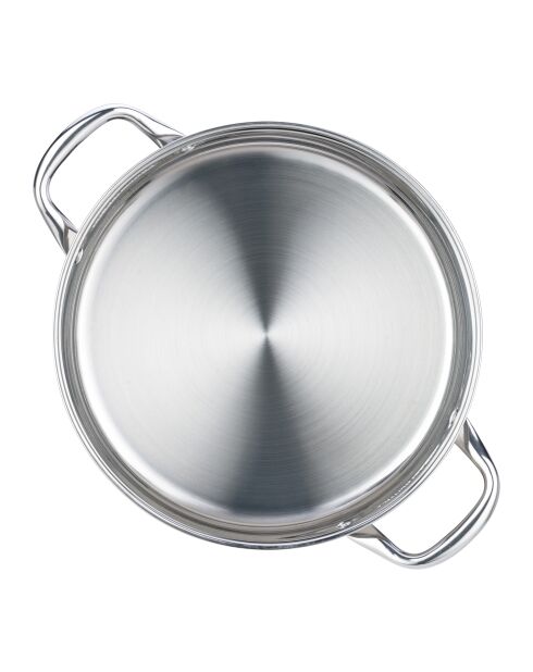 Pentola a induzione in acciaio - D.28 cm