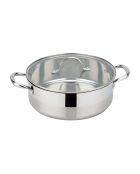 Pentola a induzione in acciaio - D.28 cm