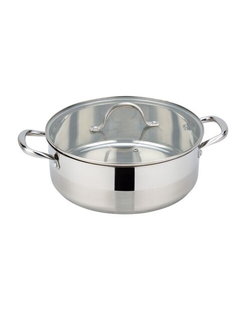 Pentola a induzione in acciaio - D.28 cm