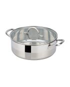 Pentola a induzione in acciaio - D.28 cm