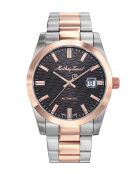 Swiss Made Automatic STP 1-11 Herrenuhr aus zweifarbigem Silber-/Roségoldstahl