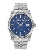 Swiss Made Automatic STP 1-11 zilverkleurig stalen herenhorloge