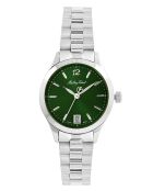 Montre Femme Quartz Swiss Made RONDA 505h6 en Acier argentée