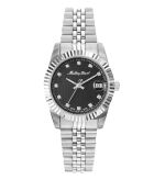 Montre Femme Quartz Swiss Made RONDA 585 H3 en Acier argentée
