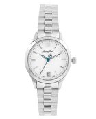 Montre Femme Quartz Swiss Made RONDA 505h6 en Acier argentée
