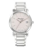 RONDA 505 h3 Quartz herenhorloge van Zwitserse makelij in zilverstaal