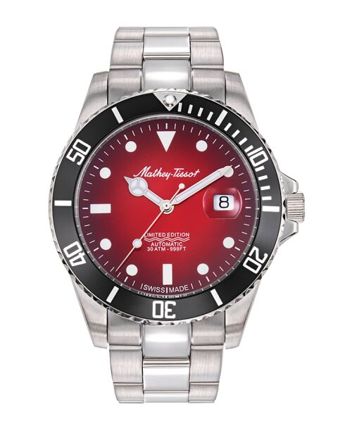 Montre Homme Swiss Made Automatic STP 1-11 en Acier argentée