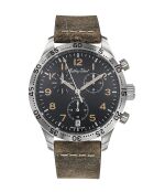 Herren-Quarzuhr ETA G10 212 AN, hergestellt in der Schweiz, aus grün/braunem Leder