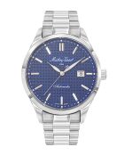 Claro 888 Silver Steel Automatische Herrenuhr