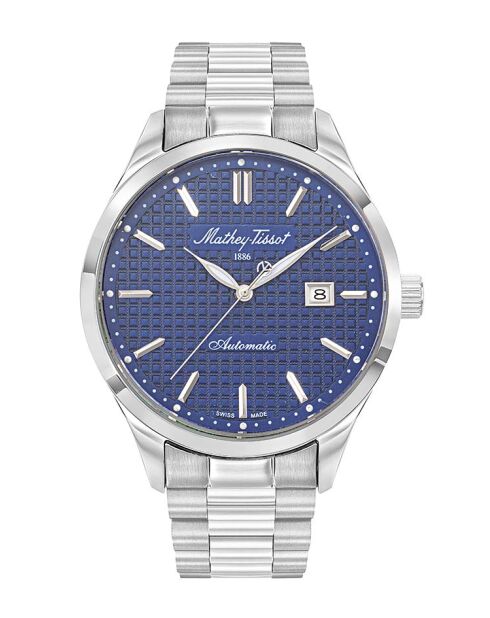 Claro 888 Silver Steel Automatische Herrenuhr