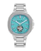 Automatisch Swiss Made Catena SA200 zilverstalen horloge voor heren