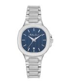 Orologio da donna al quarzo Swiss Made RONDA 585 h6 in acciaio argentato