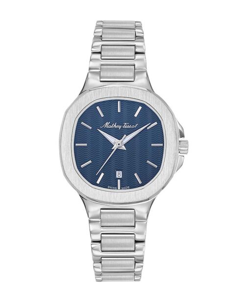 Montre Femme Quartz Swiss Made RONDA 585 h6 en Acier argentée