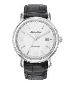 Swiss Made Automatic STP 1-11 Herrenuhr aus braunem Leder