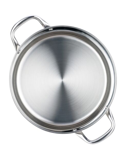 Stalen inductie cateraar - D.28 cm