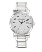 RONDA 505 h3 Quartz herenhorloge van Zwitserse makelij in zilverstaal